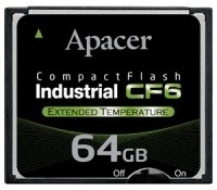 Szósta generacja przemysłowych kart CF Apacer osiąga prawie szybkość SATA