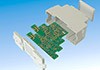 Obudowy na szynę DIN Euroclamp CEM –pomieszczą każdą płytkę PCB